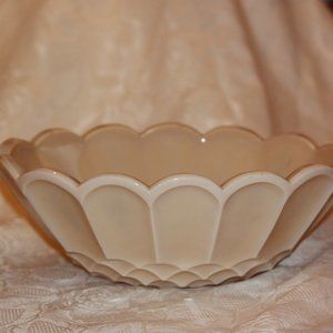 Northwood Custard GLASS Fruit / Serving Bowl  Large 19th Century